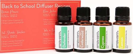 A photo of this essential oil set including recipe card.